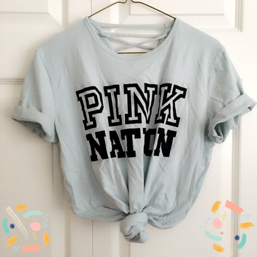 Pink Nation short sleeved tee